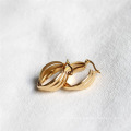 New Stainless Steel Jewelry Three Ring Earrings Trendy Gold Jewelry